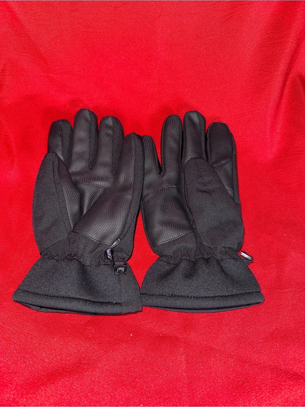 Unisex Black Touchscreen Winter Gloves -